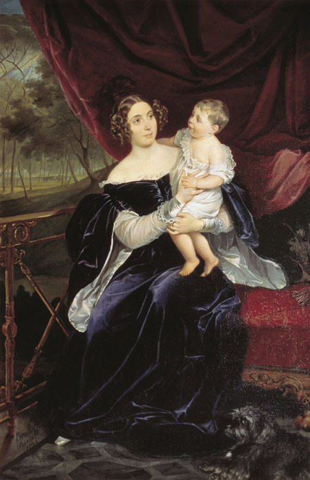 Portrait of Countess  Olga Ivanovna Orlova Davidova and Her Daugher  Natalia Vladimirovna, 1834

Painting Reproductions