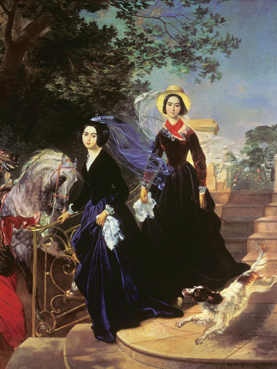 Portrait of Sisters Alexandra Shishmareva and Olga Shishmreva, 1839

Painting Reproductions