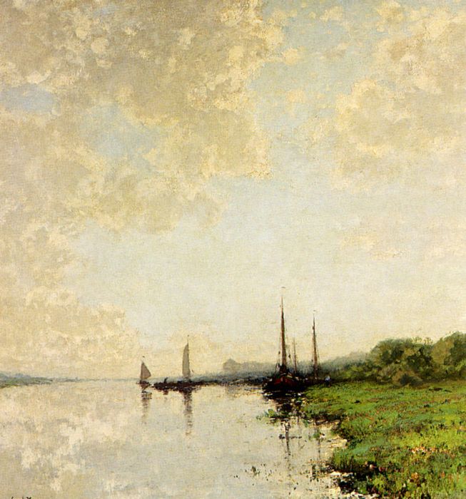 A Summer Landscape With Boats On A Waterway

Painting Reproductions