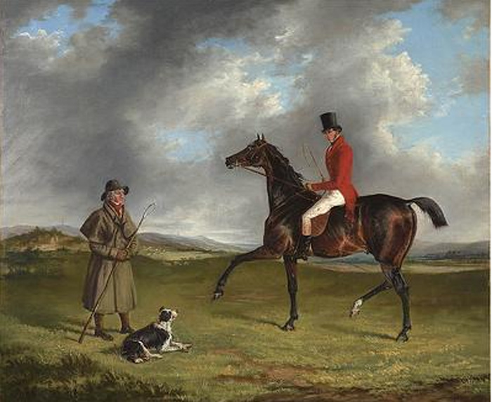 A sportsman thrown out, enquiring of a shepherd, 1830

Painting Reproductions