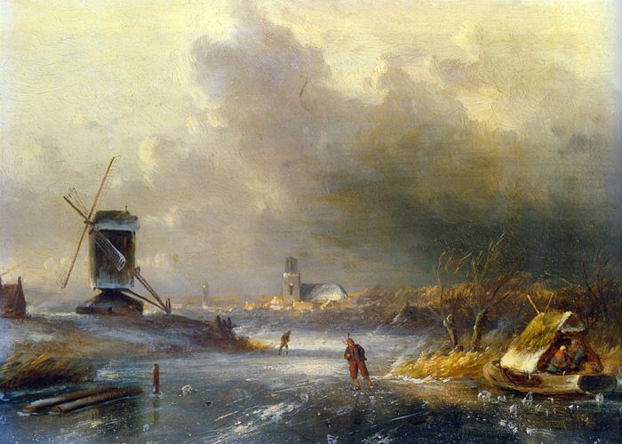 Winter Landscape with Skaters on a Frozen River

Painting Reproductions