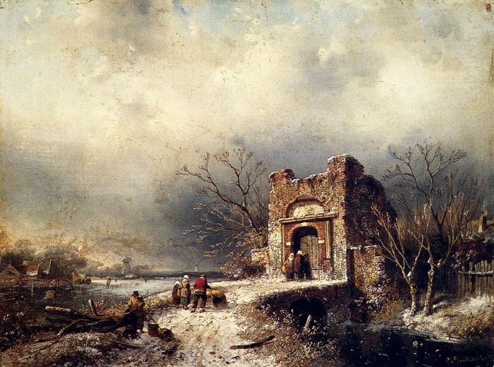 Villagers On A Frozen Path, 1859

Painting Reproductions