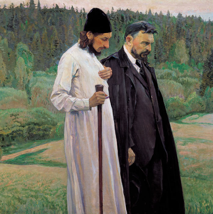 Philosophers (Portrait of Pavel Florenskiy and Sergey Bulgakov). 1917

Painting Reproductions