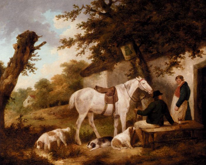 Travellers Resting Outside The Bell Inn

Painting Reproductions