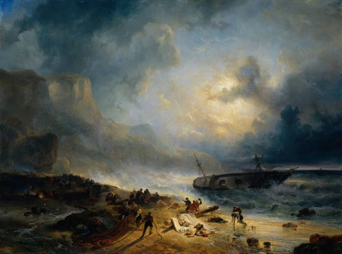 Shipwreck on a Rocky Coast, 1837

Painting Reproductions