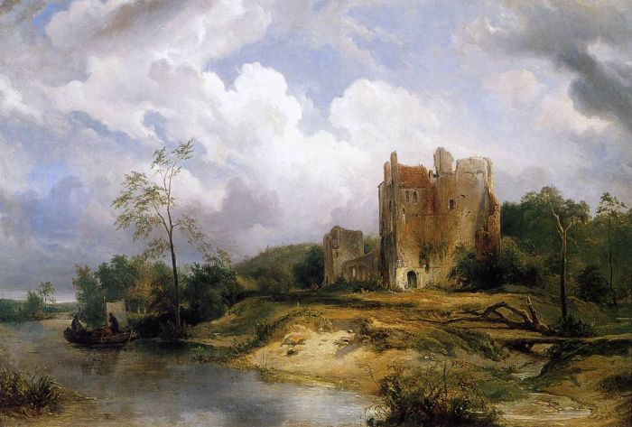 River Landscape with Ruins, 1838

Painting Reproductions