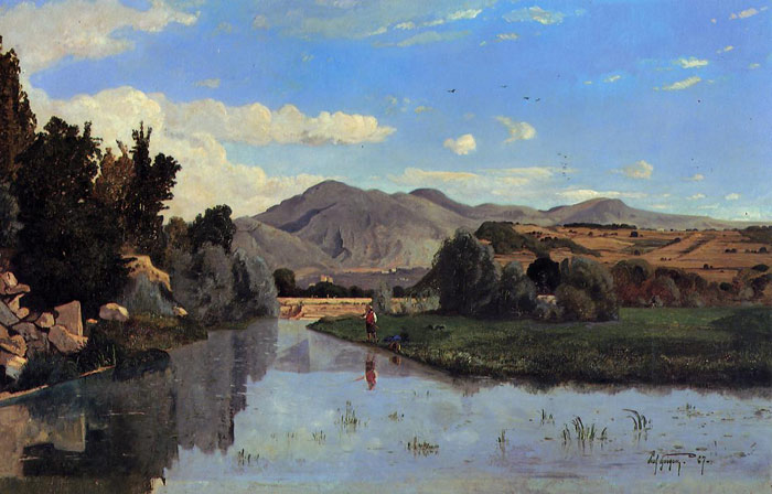 The Aiguebrun River at Lourmarin, 1867

Painting Reproductions