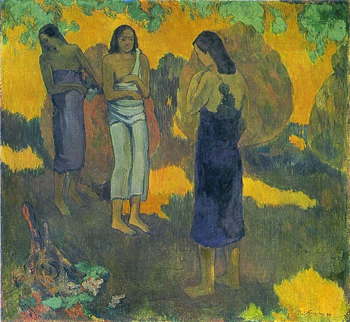Three Tahitian Women Against a Yellow Background, 1899

Painting Reproductions