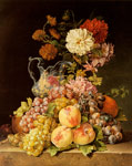 Stilleben Mit Obst Und Blumen [Still life with fruit and flowers], 1839
Art Reproductions