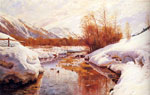 A Mountain Torrent In A Winter Landscape
Art Reproductions