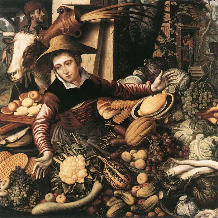 Market Woman with Vegetable Stall, 1567

Painting Reproductions