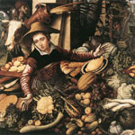 Market Woman with Vegetable Stall, 1567
Art Reproductions