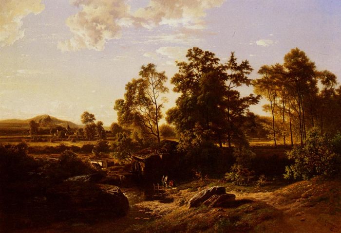 A River Landscape With A Mill, 1855

Painting Reproductions