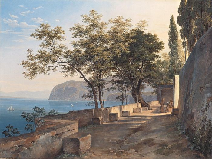 Terrace of the Capucin Priory in Sorrent, 1823

Painting Reproductions