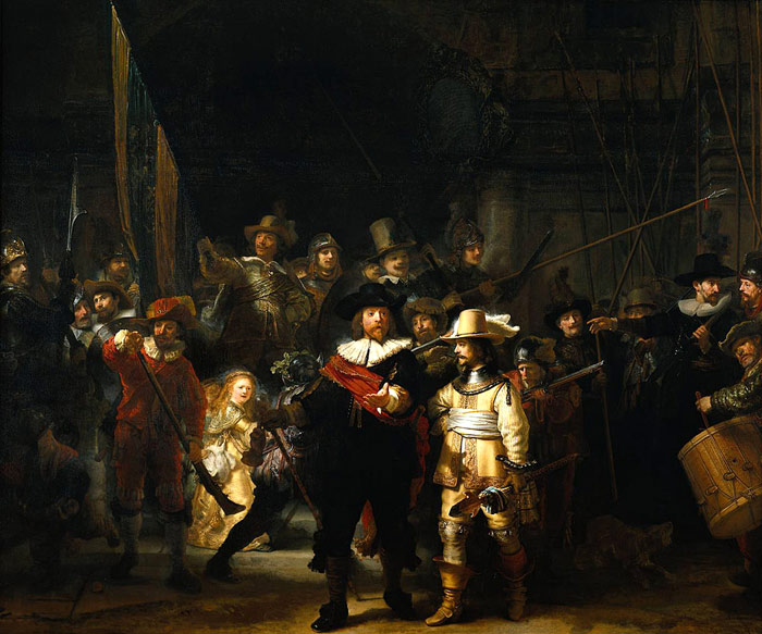 'The Company of Frans Banning Cocq and Willem van Ruytenburch', known as the 'Nightwatch'

Painting Reproductions