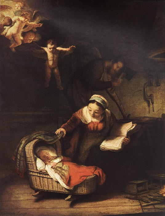 The Holy Family with Angels , 1645

Painting Reproductions