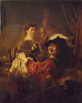 Rembrandt and Saskia, 1635
Art Reproductions