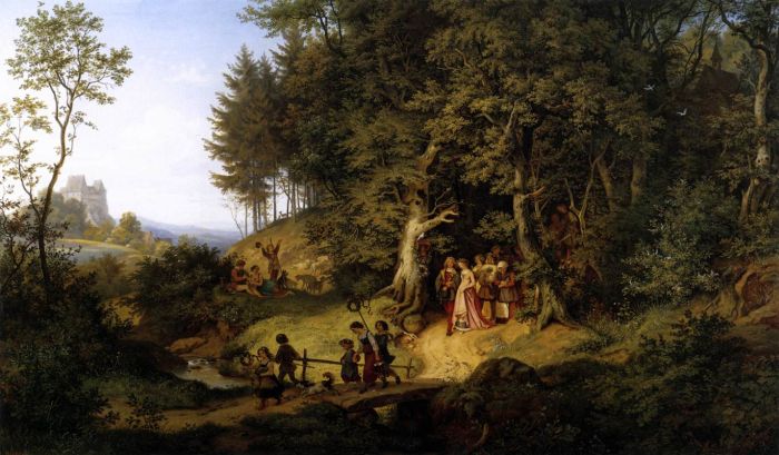 Bridal Procession in a Spring Landscape, 1847

Painting Reproductions