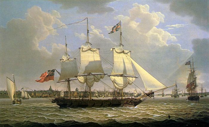 A Mail Packet with Other Shipping off Liverpool, 1809

Painting Reproductions