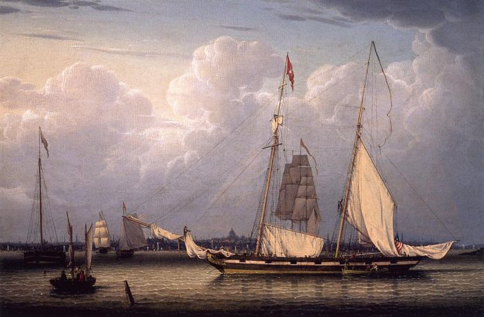 A Schooner with a View of Boston, 1832

Painting Reproductions