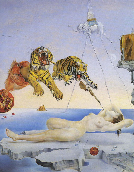 Dream Caused by the flight of a Bee around a Pomegranate

Painting Reproductions
