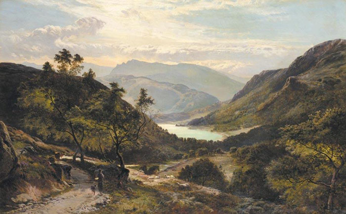 The Path Down to the Lake, North Wales, 1878

Painting Reproductions
