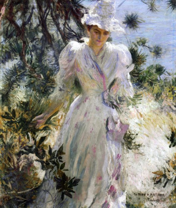 My Wife, Emeline, in a Garden, 1890

Painting Reproductions