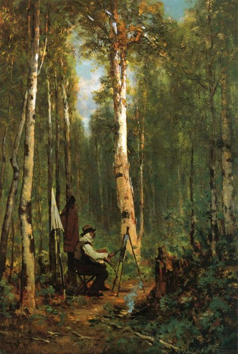  Artist at His Easel in the Woods

Painting Reproductions