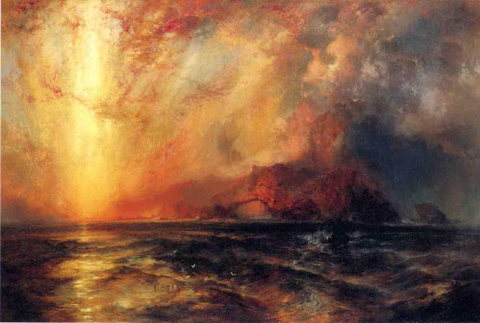 Fiercely the Red Sun Descending, Burned His Way across the Heavens, c.1875

Painting Reproductions