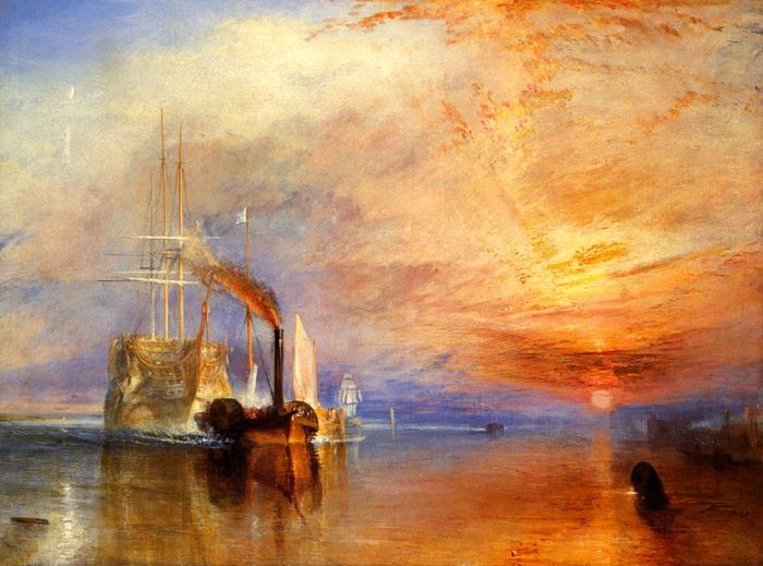 The Fighting 'Tmraire' tugged to her last Berth to be broken up, 1838

Painting Reproductions