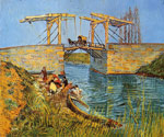 The Langlois Bridge at Arles with Women Washing, 1888
Art Reproductions