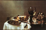 Breakfast Table with Blackberry Pie, 1631
Art Reproductions
