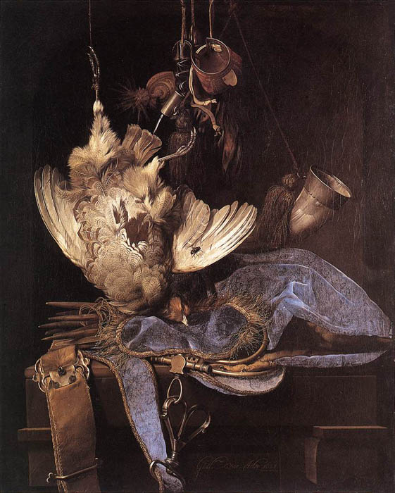 Still-Life with Hunting Equipment and Dead Birds, 1668

Painting Reproductions