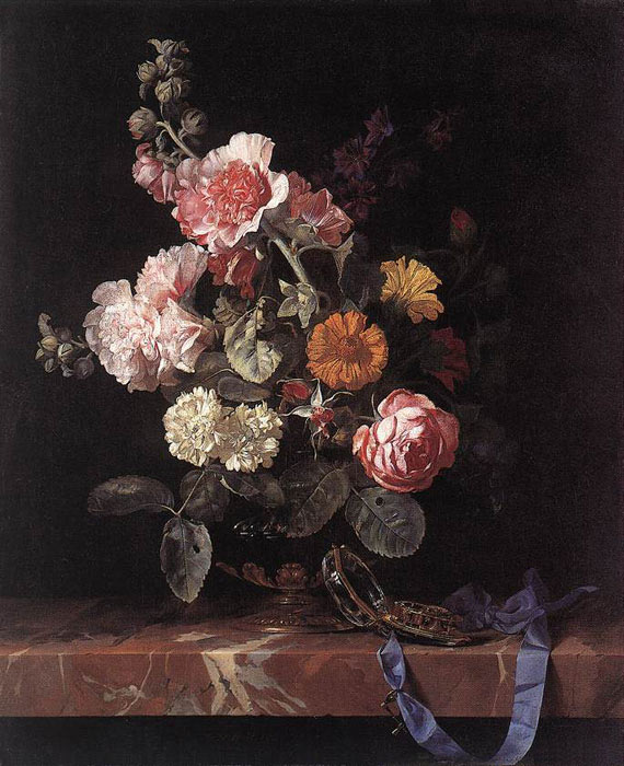 Vase of Flowers with Watch, 1656

Painting Reproductions