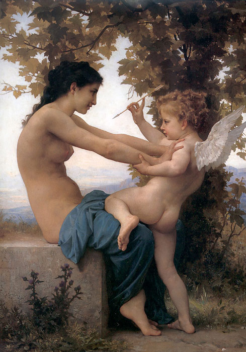 Young Girl Defending Herself against Cupid, 1880

Painting Reproductions
