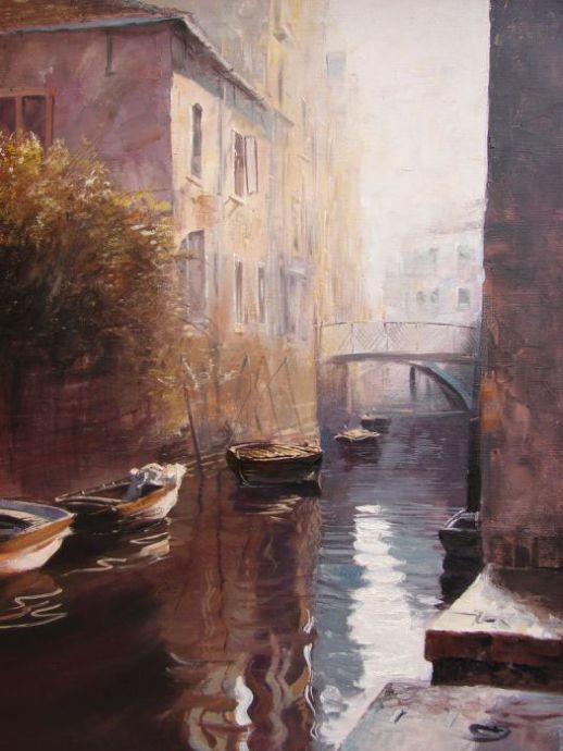 Canal in Venice, 2010 Painting