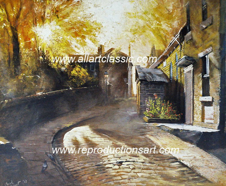 A Street in Paris Painting