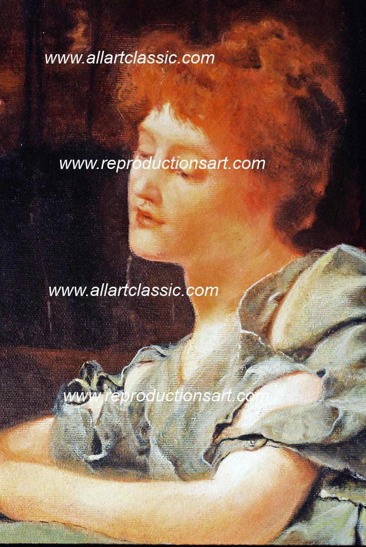 Alma_Tadema_Rivals_001N_B Reproductions Painting-Zoom Details