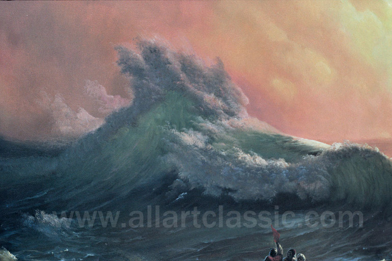 Ivan_Constantinovich_Aivazovsky_AII010N_B Reproductions Painting-Zoom Details
