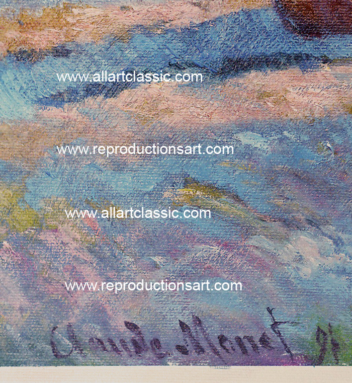 Monet_Haystacks_001N_B Reproductions Painting-Zoom Details