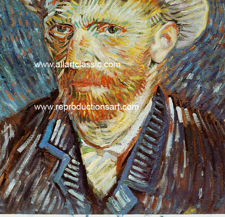 Van_Gogh_Selfportrait_001N_B Reproductions Painting-Zoom Details
