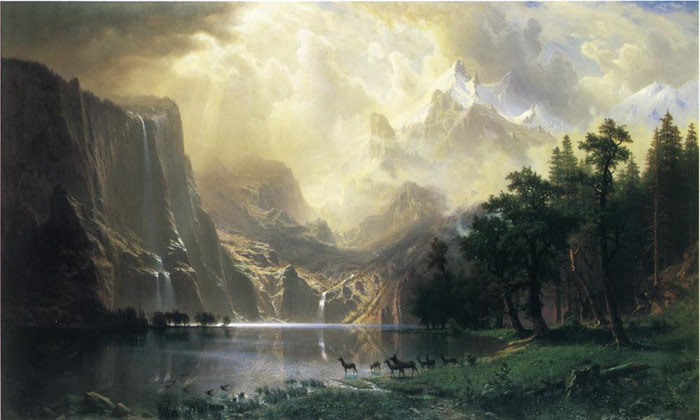 Paintings Bierstadt, Albert