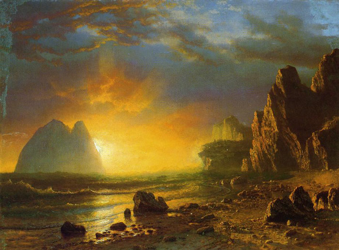 Sunset on the Coast , 1866	

Painting Reproductions