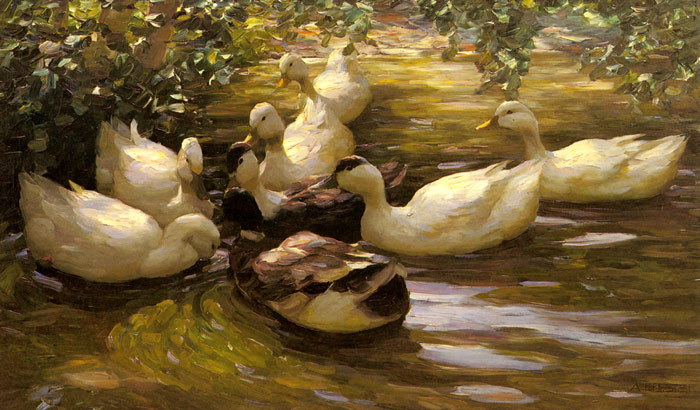 Enten in Wasser Unter Birken

Painting Reproductions