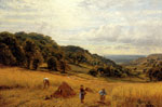 Harvesting At Luccombe, Isle Of Wight, 1870
Art Reproductions