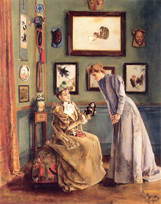 Femme ? la poupee japonaise [Lady with a Japanese Doll], 1894

Painting Reproductions