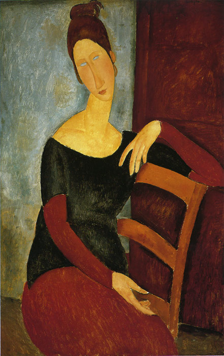 Jeanne Hebuterne- The Artist's Wife, 1918

Painting Reproductions