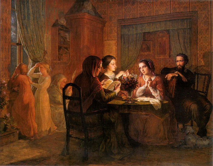 The Poem of the Soul - Under the Paternal Roof , 1854

Painting Reproductions
