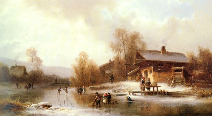 Skaters and Washerwomen in a Frozen Landscape

Painting Reproductions