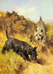 Two Scotties in a Landscape
Art Reproductions